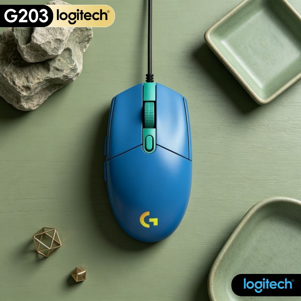 Logitech Mouse G203 - Проводная игровая мышь Logitech G203 с