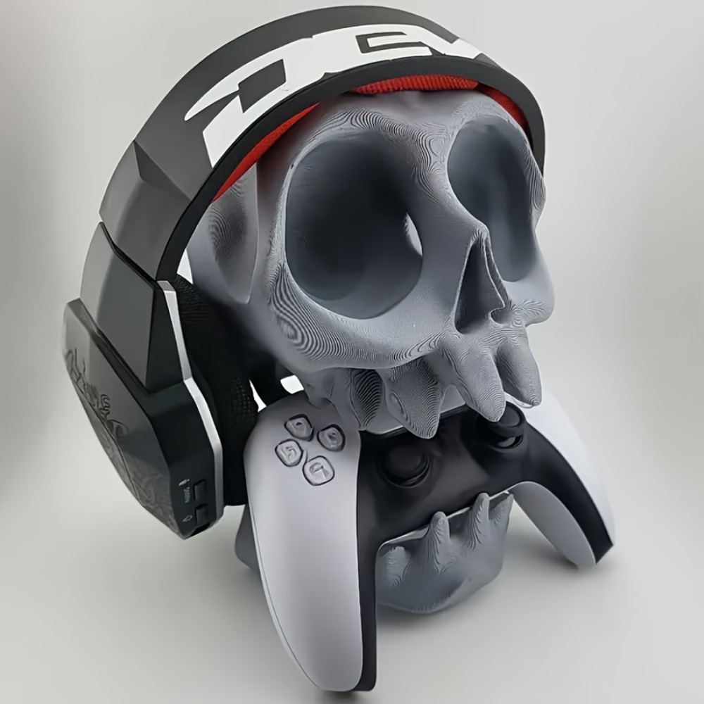 Gaming Accessories Headset - Подставка для контроллера в форме черепа,