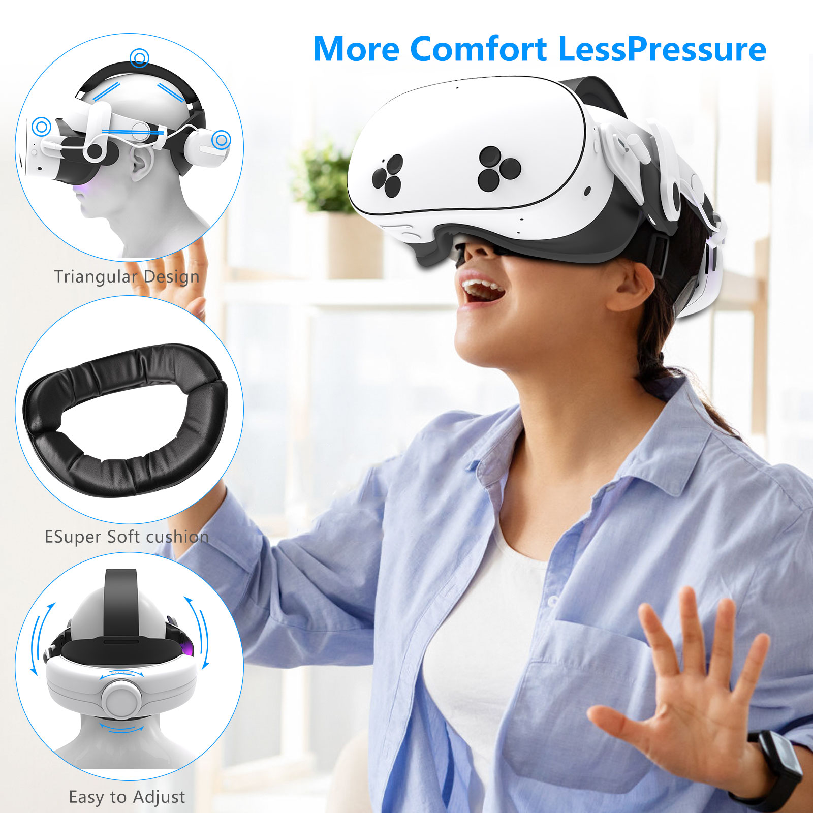 Ремешок для VR-гарнитуры Quest – обзор и цена Gaming Accessories Headset