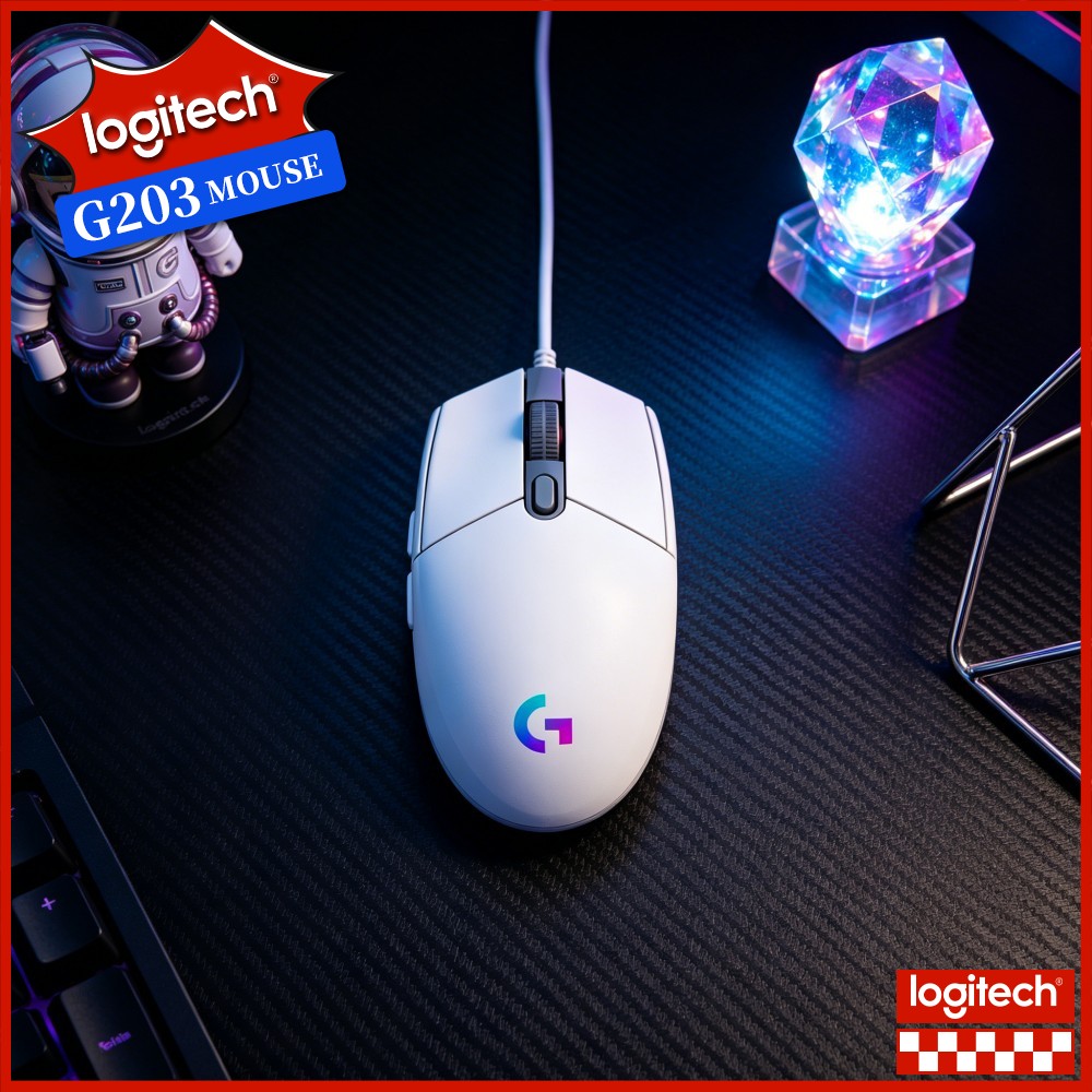 Проводная игровая мышь Logitec – обзор и цена Logitech Mouse G203