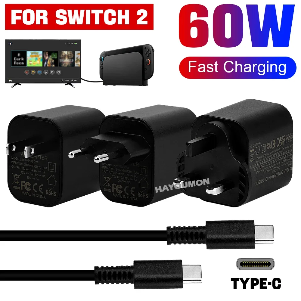 Сетевой адаптер Type-C 60 Вт ( – обзор и цена Gaming Accessories Uk