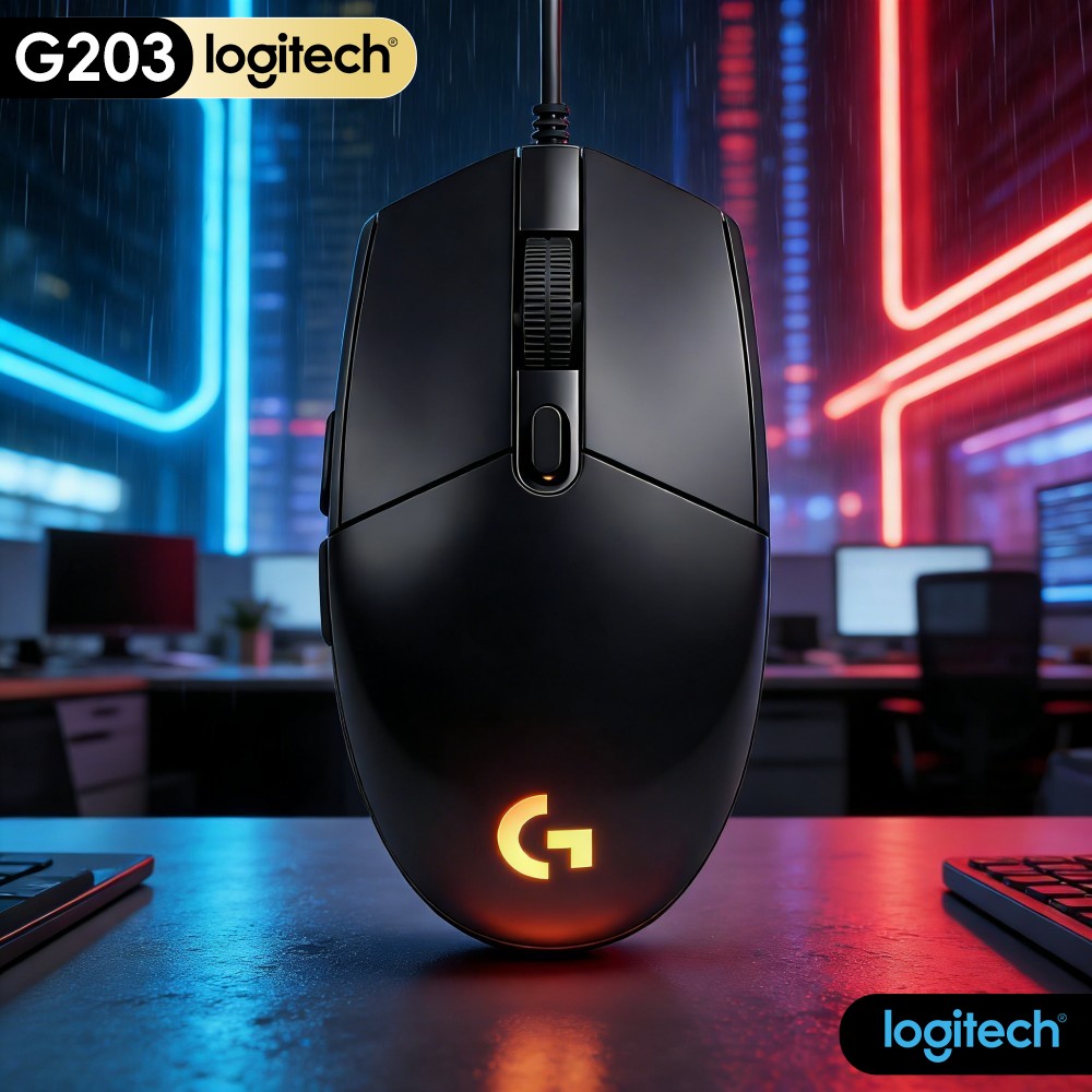 Проводная игровая мышь Logitec – обзор и цена Logitech Mouse G203